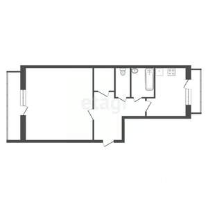 1-к квартира, вторичка, 37м2, 7/10 этаж