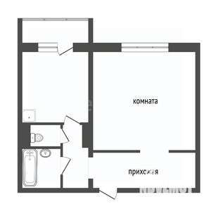 2-к квартира, вторичка, 40м2, 11/15 этаж