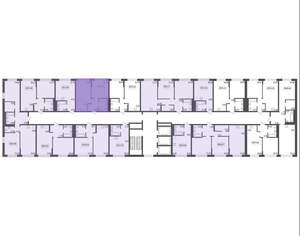 2-к квартира, вторичка, 38м2, 16/17 этаж