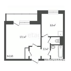 1-к квартира, вторичка, 35м2, 7/10 этаж