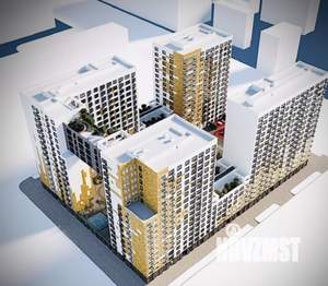 3-к квартира, строящийся дом, 53м2, 11/17 этаж