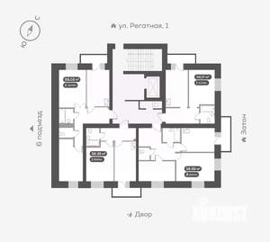 2-к квартира, вторичка, 59м2, 8/16 этаж