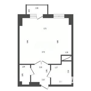 1-к квартира, вторичка, 36м2, 15/16 этаж