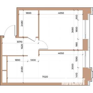 1-к квартира, вторичка, 43м2, 10/24 этаж
