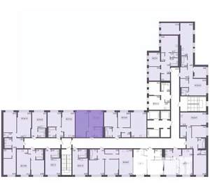 2-к квартира, вторичка, 37м2, 11/17 этаж