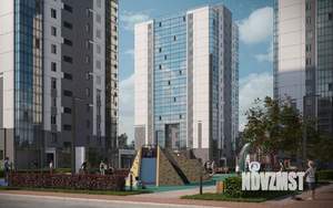 2-к квартира, сданный дом, 66м2, 1/17 этаж