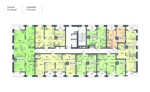 3-к квартира, строящийся дом, 64м2, 9/25 этаж