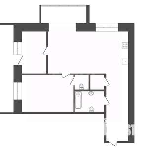 2-к квартира, вторичка, 66м2, 16/17 этаж