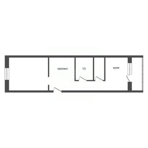 1-к квартира, вторичка, 40м2, 2/10 этаж