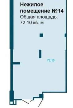 1-к квартира, вторичка, 74м2, 2/18 этаж