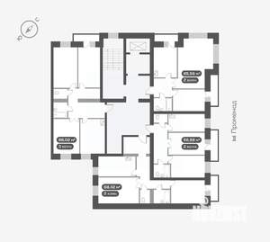 3-к квартира, вторичка, 88м2, 9/16 этаж