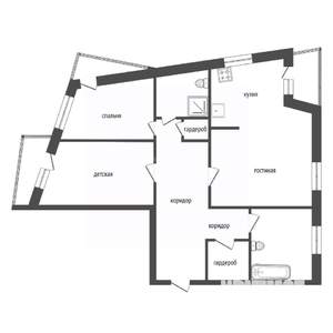 3-к квартира, вторичка, 122м2, 11/17 этаж
