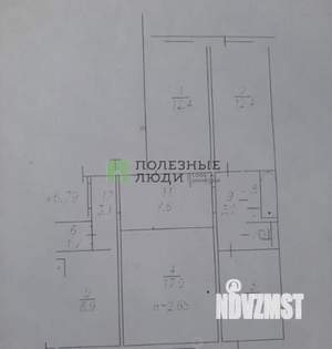 4-к квартира, вторичка, 79м2, 10/10 этаж