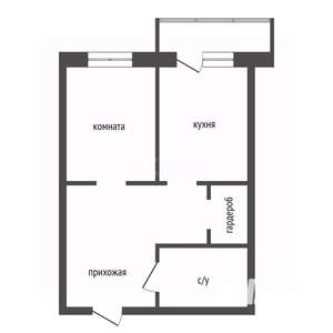 2-к квартира, вторичка, 55м2, 5/22 этаж