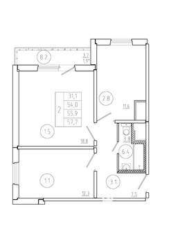Фото квартиры на продажу (1)