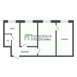 3-к квартира, вторичка, 58м2, 4/5 этаж