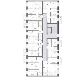 2-к квартира, вторичка, 56м2, 2/8 этаж