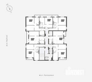 2-к квартира, вторичка, 53м2, 9/17 этаж