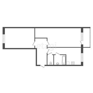 2-к квартира, вторичка, 48м2, 5/5 этаж