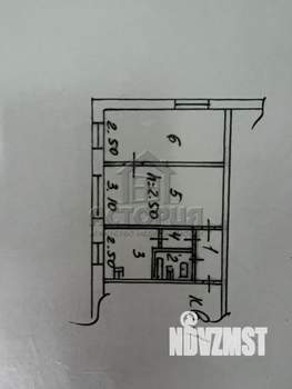 2-к квартира, вторичка, 45м2, 1/5 этаж