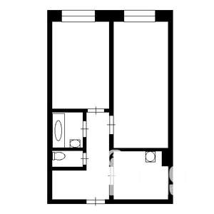 2-к квартира, вторичка, 49м2, 4/9 этаж