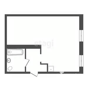 1-к квартира, вторичка, 30м2, 3/4 этаж