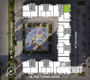 2-к квартира, вторичка, 66м2, 6/16 этаж