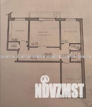 3-к квартира, вторичка, 67м2, 8/10 этаж