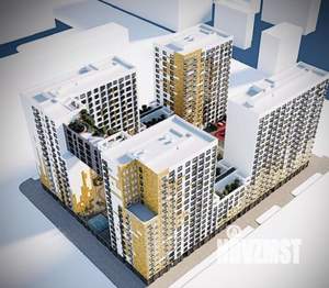 2-к квартира, строящийся дом, 47м2, 14/17 этаж
