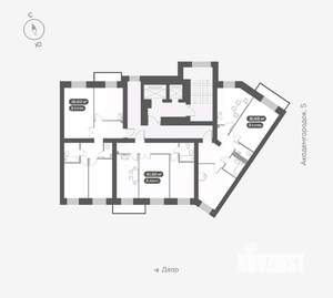 2-к квартира, вторичка, 69м2, 6/15 этаж