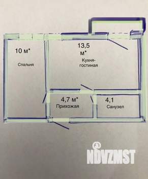 Студия квартира, вторичка, 33м2, 5/8 этаж