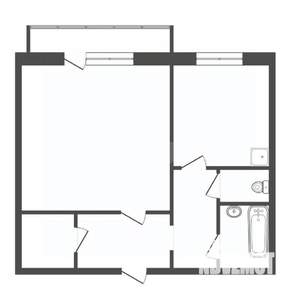 1-к квартира, вторичка, 41м2, 4/10 этаж