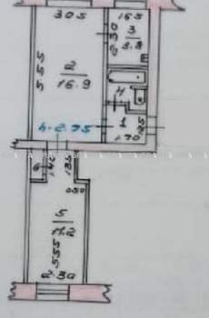 2-к квартира, вторичка, 38м2, 2/5 этаж