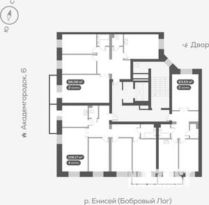 2-к квартира, вторичка, 64м2, 9/13 этаж