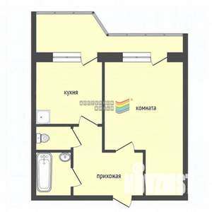 1-к квартира, вторичка, 40м2, 14/16 этаж