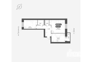 2-к квартира, вторичка, 69м2, 7/16 этаж