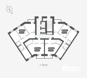 3-к квартира, вторичка, 90м2, 10/16 этаж