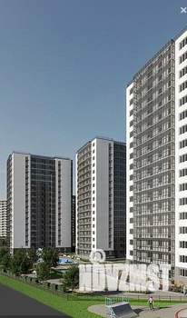 1-к квартира, строящийся дом, 42м2, 6/17 этаж