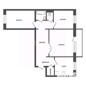 3-к квартира, вторичка, 67м2, 10/10 этаж