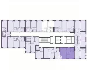 2-к квартира, вторичка, 45м2, 12/17 этаж