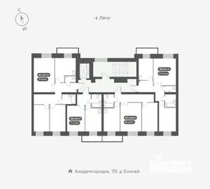 3-к квартира, вторичка, 83м2, 4/15 этаж