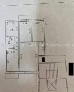 4-к квартира, вторичка, 81м2, 2/10 этаж
