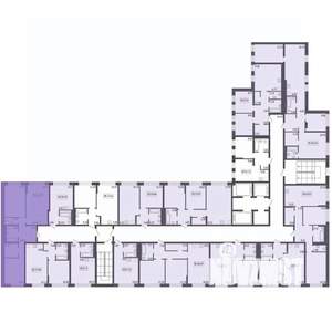 3-к квартира, строящийся дом, 67м2, 11/17 этаж