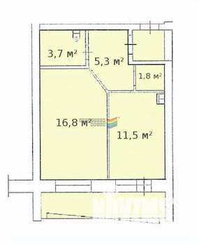 1-к квартира, вторичка, 39м2, 5/10 этаж