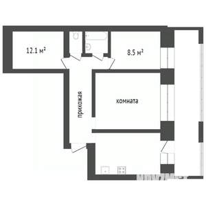 3-к квартира, вторичка, 62м2, 8/10 этаж