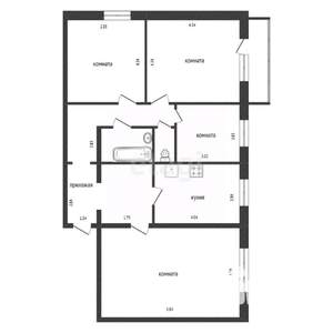 4-к квартира, вторичка, 96м2, 8/18 этаж