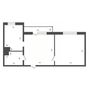 2-к квартира, вторичка, 52м2, 8/10 этаж