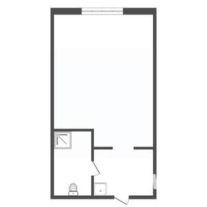 Студия квартира, вторичка, 17м2, 2/5 этаж