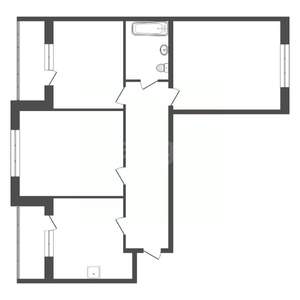 3-к квартира, вторичка, 102м2, 2/10 этаж