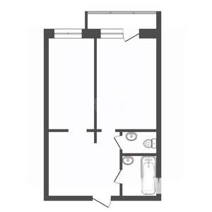 2-к квартира, вторичка, 43м2, 8/10 этаж